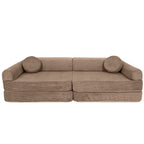 Large Modular Sofa for Kids - Slimcord Corduroy Brown