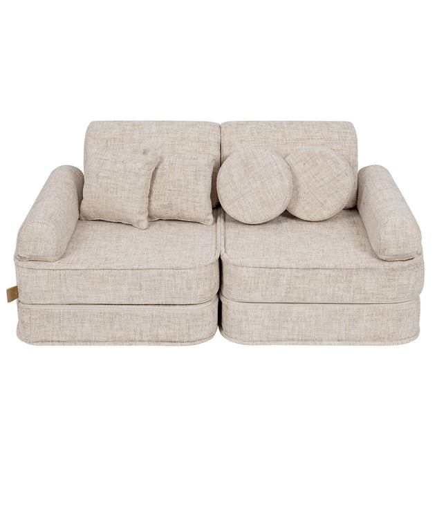Medium Modular Sofa for Kids - Tangle Marshmallow Beige