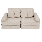 Medium Modular Sofa for Kids - Tangle Marshmallow Beige