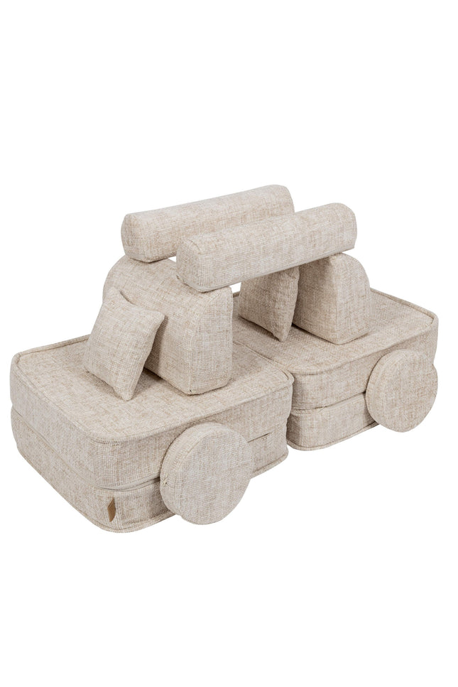 Medium modulaire sofa voor kinderen - Tangle Marshmallow beige-mercibeaucoupp.eu
