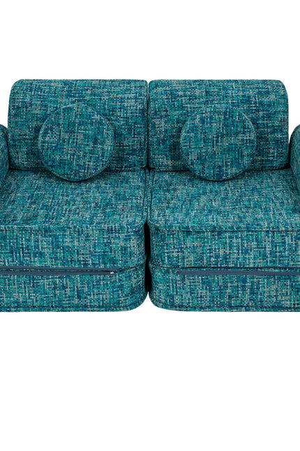 Modulaire kinderbank medium - Tangle Lagoon Blue-mercibeaucoupp.eu