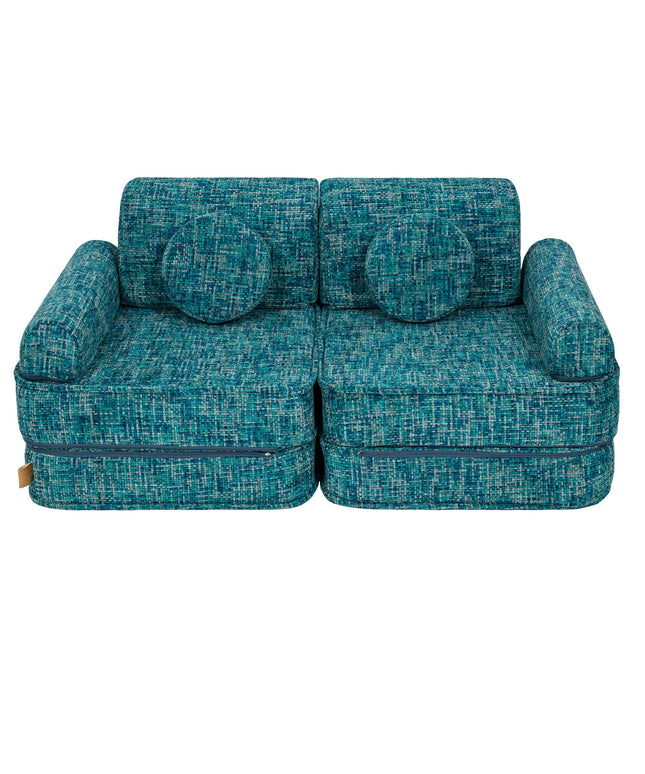 Modulaire kinderbank medium - Tangle Lagoon Blue-mercibeaucoupp.eu