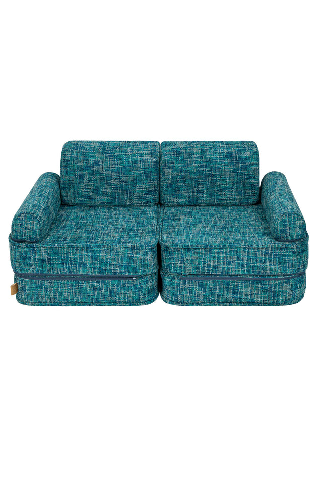 Modulaire kinderbank medium - Tangle Lagoon Blue-mercibeaucoupp.eu
