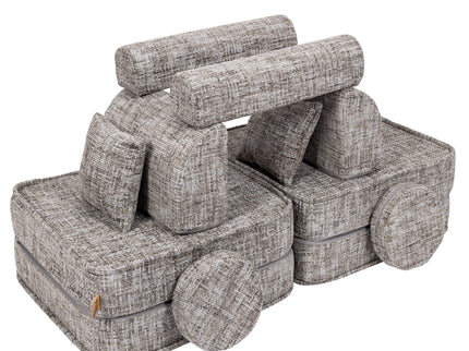 Medium Modular Sofa for Kids - Tangle Moon Grey