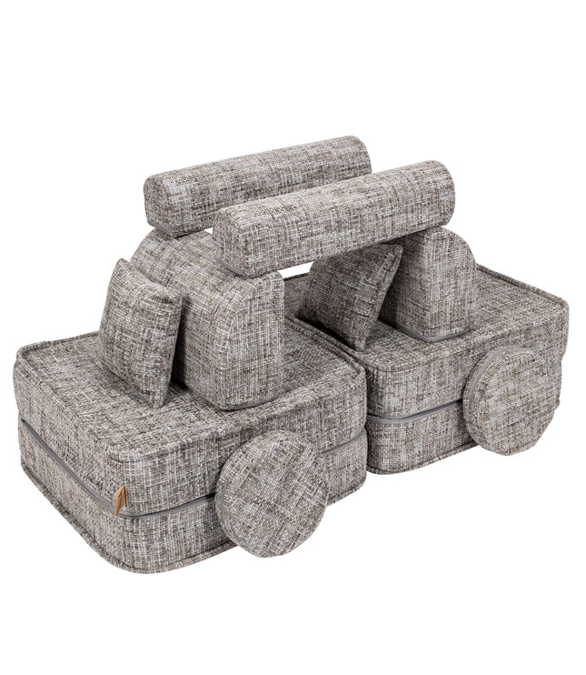 Medium Modular Sofa for Kids - Tangle Moon Grey