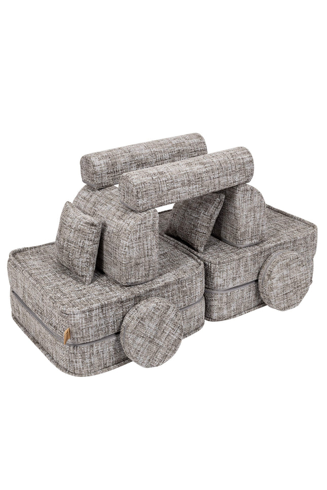 Modulaire kinderbank medium - Tangle Moon Grijs-mercibeaucoupp.eu