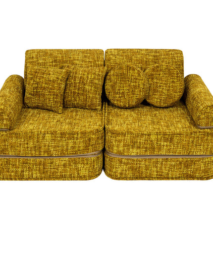 Medium modulaire sofa voor kinderen - Tangle Honey Mustard-mercibeaucoupp.eu