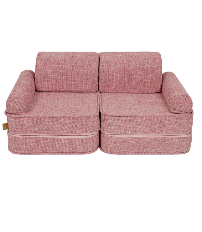 Medium Modular Sofa for Kids - Tangle Bubblegum Pink