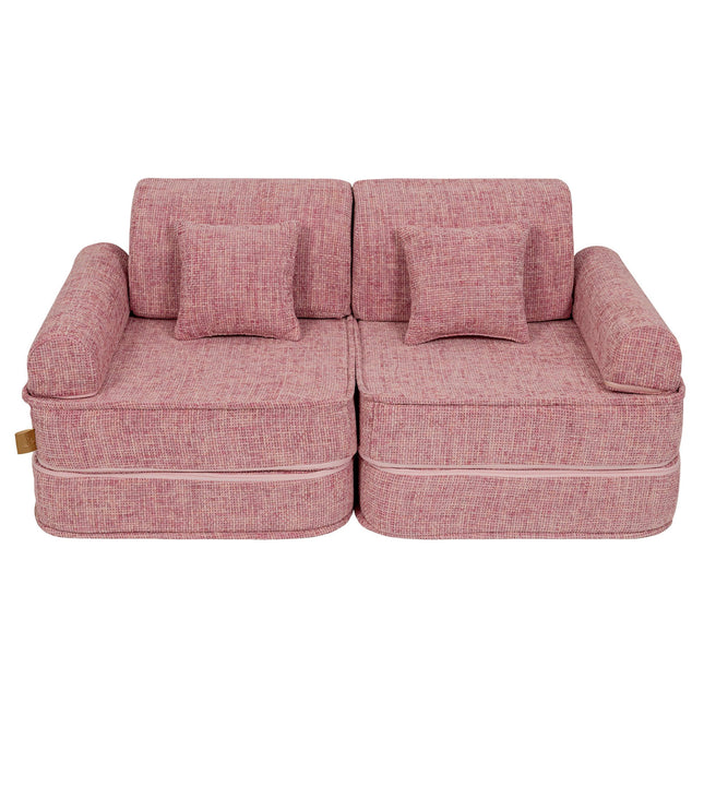 Medium Modular Sofa for Kids - Tangle Bubblegum Pink