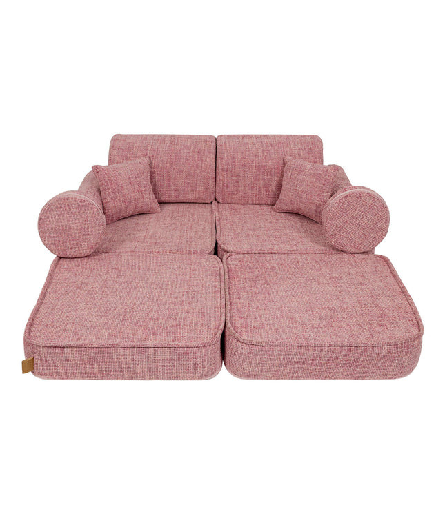 Medium Modular Sofa for Kids - Tangle Bubblegum Pink