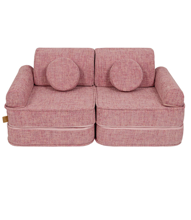 Medium Modular Sofa for Kids - Tangle Bubblegum Pink