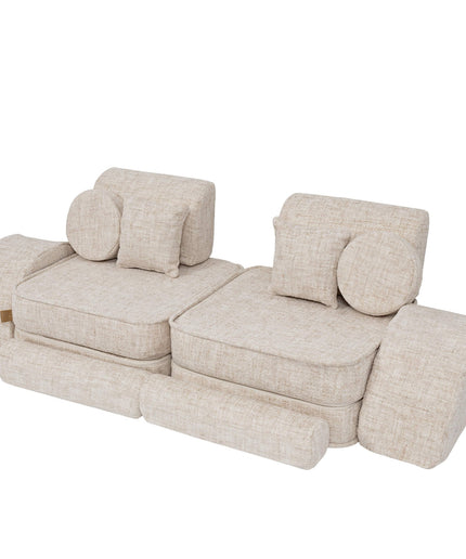 Modulaire kinderbank medium - Tangle Marshmallow Beige Plus-mercibeaucoupp.eu