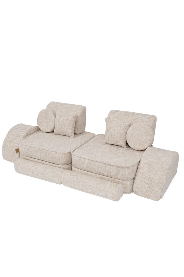 Modulaire kinderbank medium - Tangle Marshmallow Beige Plus-mercibeaucoupp.eu