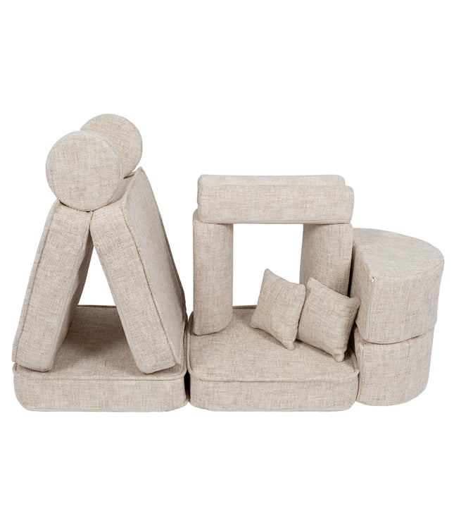 Medium Modular Sofa for Kids - Tangle Marshmallow Beige Plus