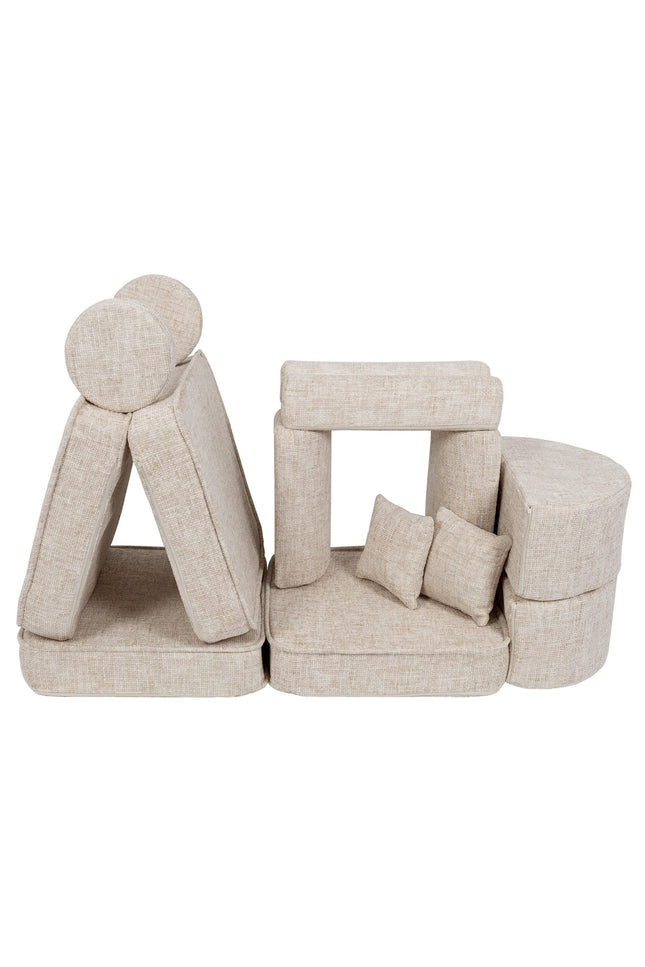 Modulaire kinderbank medium - Tangle Marshmallow Beige Plus-mercibeaucoupp.eu