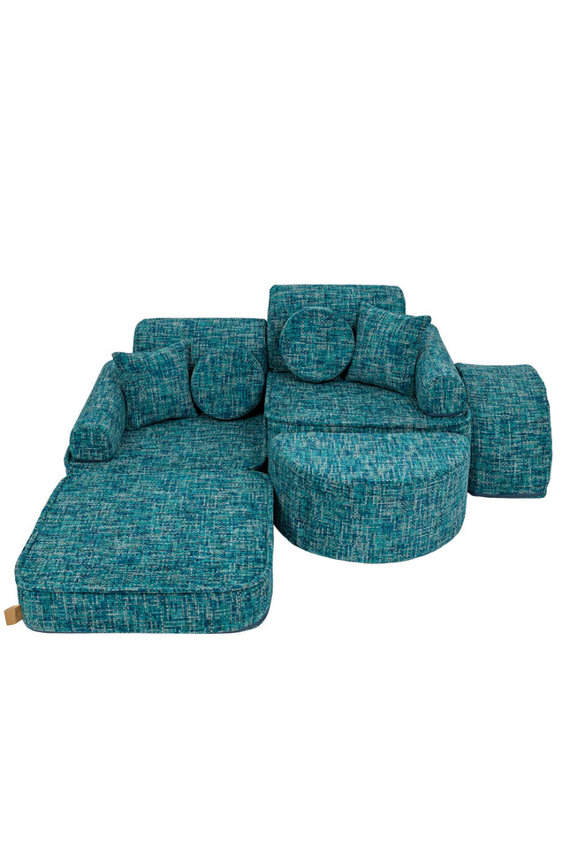Modulaire kinderbank medium - Tangle Lagoon Blue Plus-mercibeaucoupp.eu