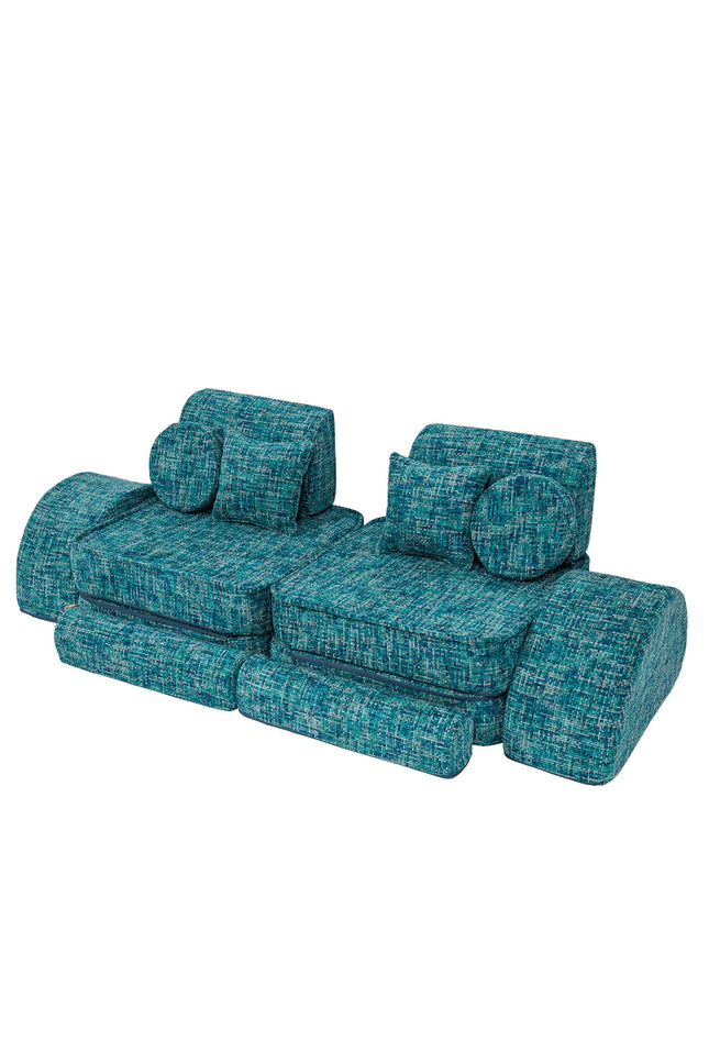 Modulaire kinderbank medium - Tangle Lagoon Blue Plus-mercibeaucoupp.eu