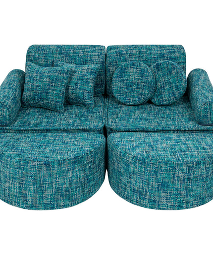 Modulaire kinderbank medium - Tangle Lagoon Blue Plus-mercibeaucoupp.eu