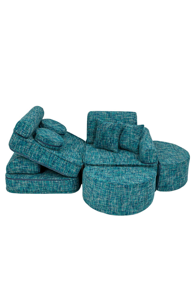 Modulaire kinderbank medium - Tangle Lagoon Blue Plus-mercibeaucoupp.eu