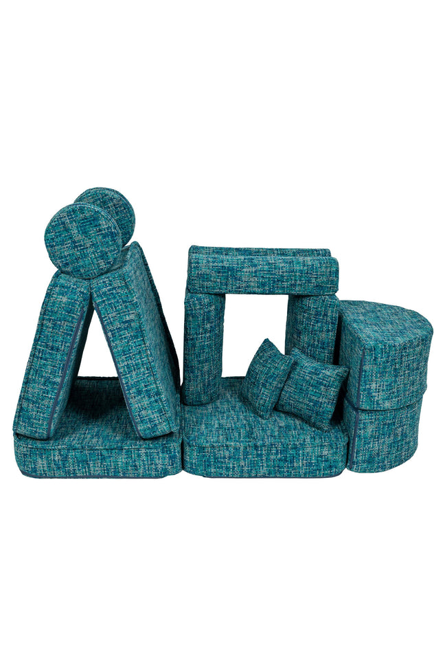 Modulaire kinderbank medium - Tangle Lagoon Blue Plus-mercibeaucoupp.eu
