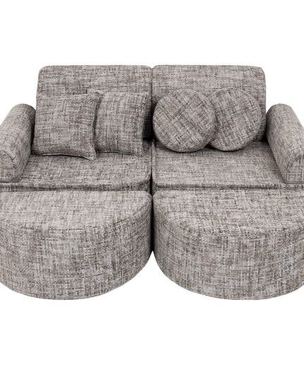 Medium modulaire sofa voor kinderen - Tangle Moon Grey Plus-mercibeaucoupp.eu