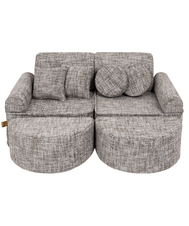 Medium modulaire sofa voor kinderen - Tangle Moon Grey Plus-mercibeaucoupp.eu