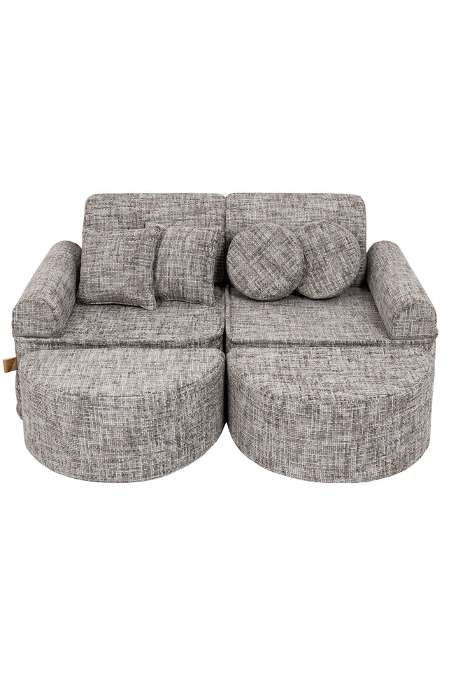 Medium modulaire sofa voor kinderen - Tangle Moon Grey Plus-mercibeaucoupp.eu
