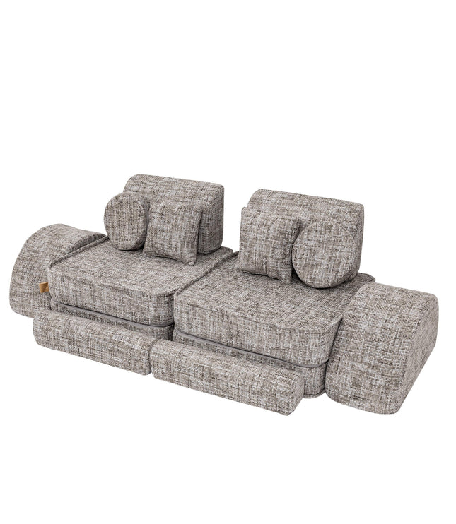 Medium Modular Sofa for Kids - Tangle Moon Grey Plus