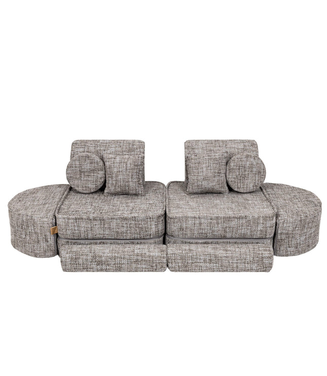 Medium Modular Sofa for Kids - Tangle Moon Grey Plus