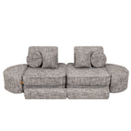 Medium Modular Sofa for Kids - Tangle Moon Grey Plus