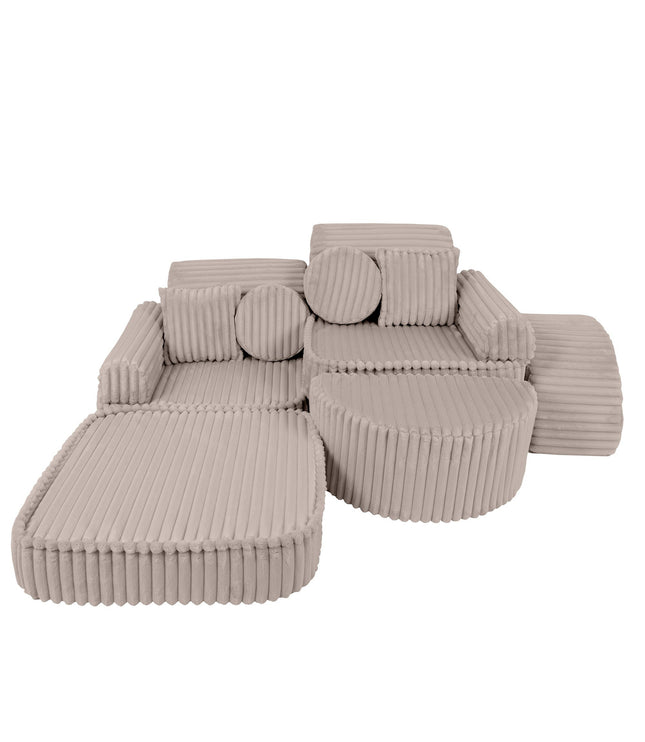 Medium Modular Sofa for Kids - Churros Beige Plus