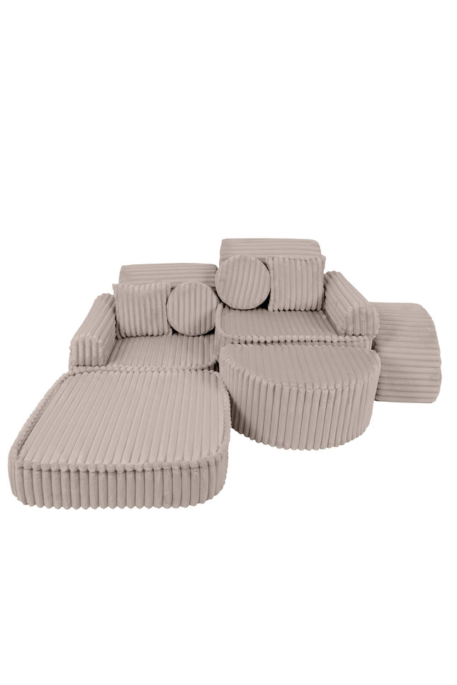Modulaire kinderbank medium - Churros Beige Plus-mercibeaucoupp.eu