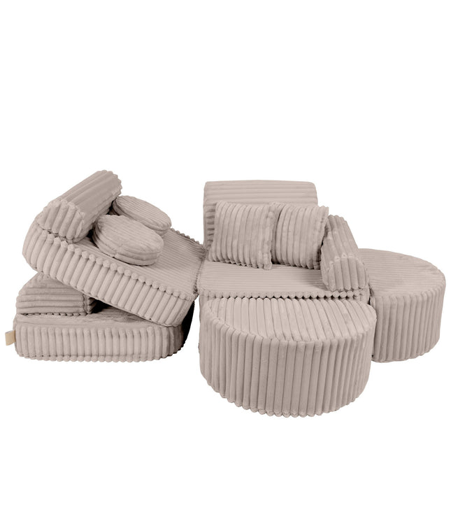Medium Modular Sofa for Kids - Churros Beige Plus