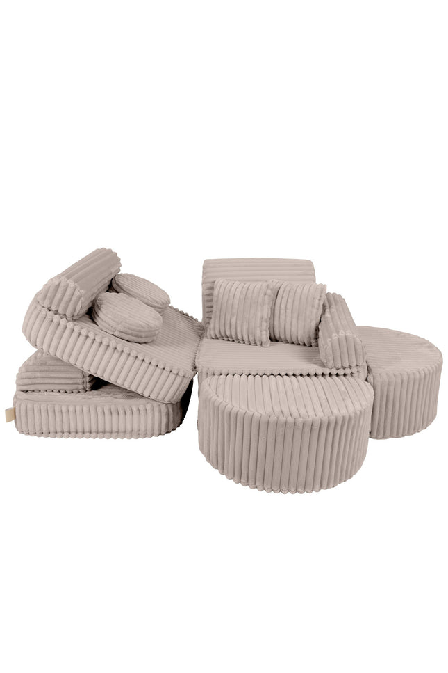 Modulaire kinderbank medium - Churros Beige Plus-mercibeaucoupp.eu