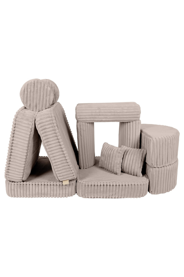Modulaire kinderbank medium - Churros Beige Plus-mercibeaucoupp.eu