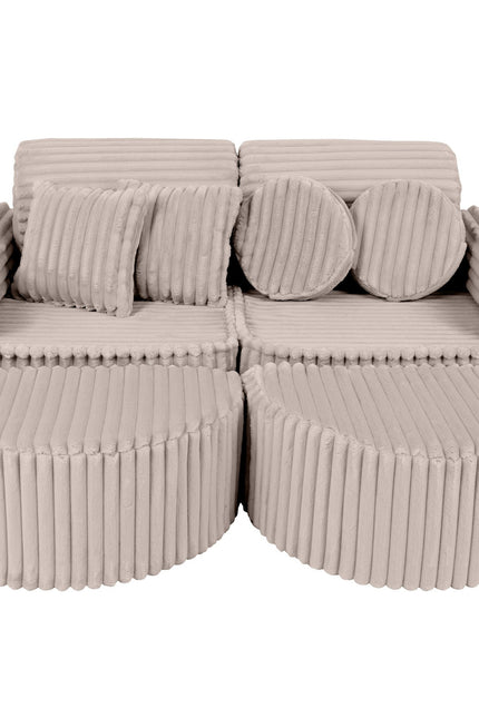 Modulaire kinderbank medium - Churros Beige Plus-mercibeaucoupp.eu