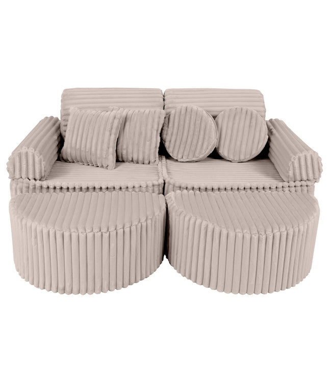 Medium Modular Sofa for Kids - Churros Beige Plus