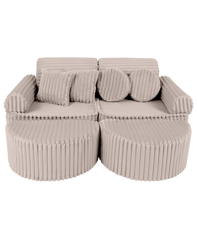 Modulaire kinderbank medium - Churros Beige Plus-mercibeaucoupp.eu