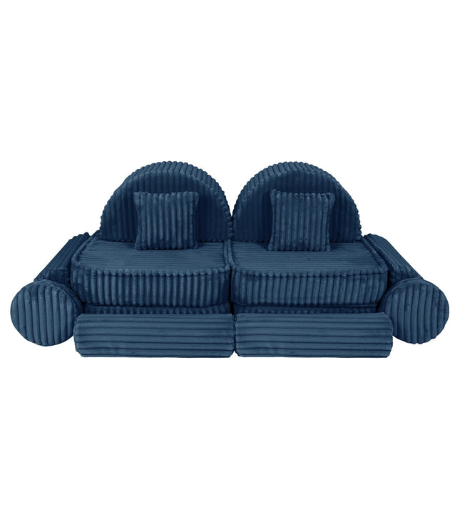 Medium Modular Sofa for Kids - Churros Blue Plus
