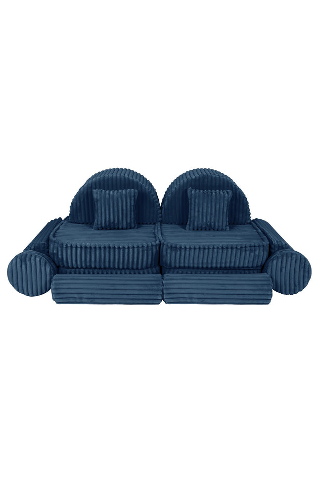 Modulaire kinderbank medium - Churros Blauw Plus-mercibeaucoupp.eu