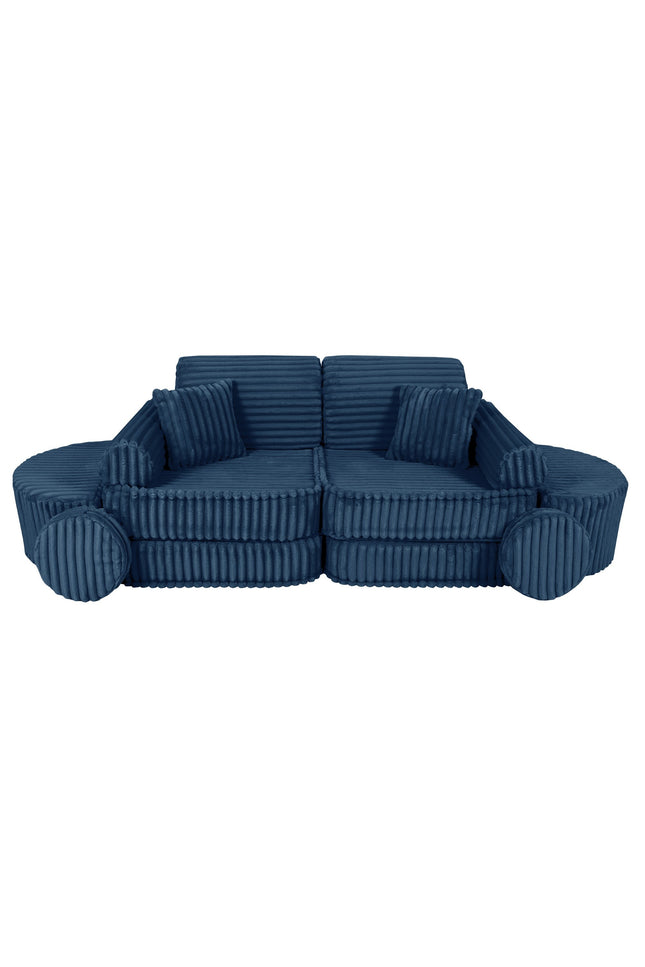 Modulaire kinderbank medium - Churros Blauw Plus-mercibeaucoupp.eu