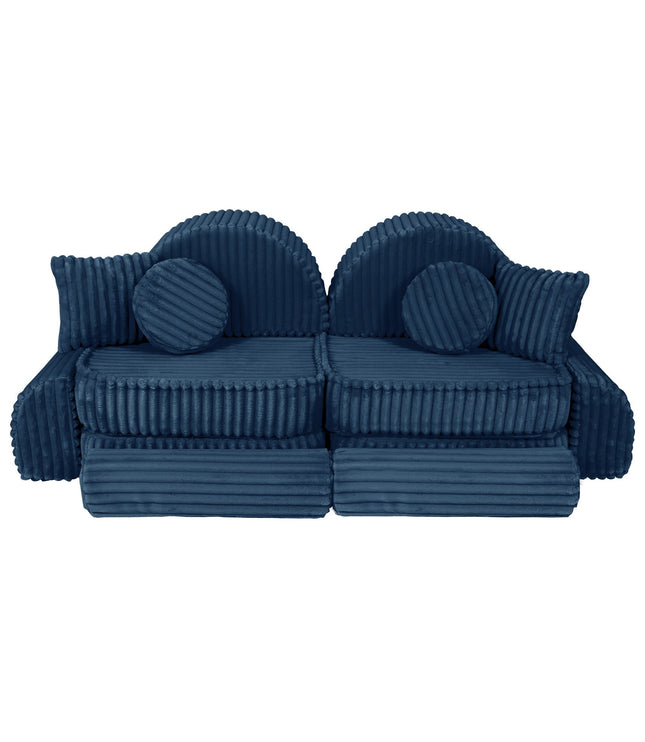 Medium Modular Sofa for Kids - Churros Blue Plus