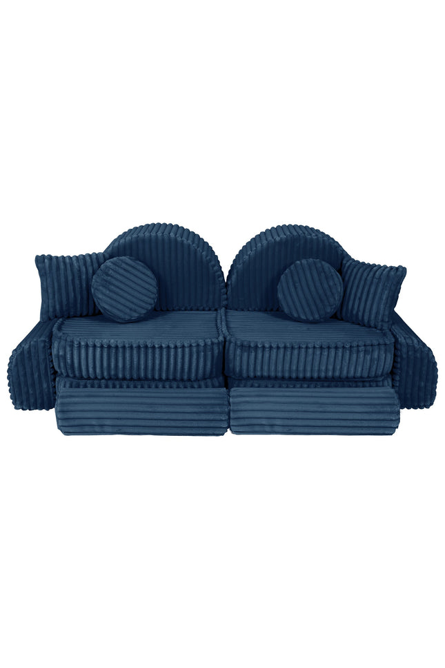 Modulaire kinderbank medium - Churros Blauw Plus-mercibeaucoupp.eu