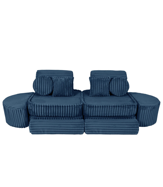 Medium Modular Sofa for Kids - Churros Blue Plus