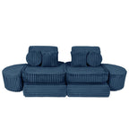 Medium Modular Sofa for Kids - Churros Blue Plus