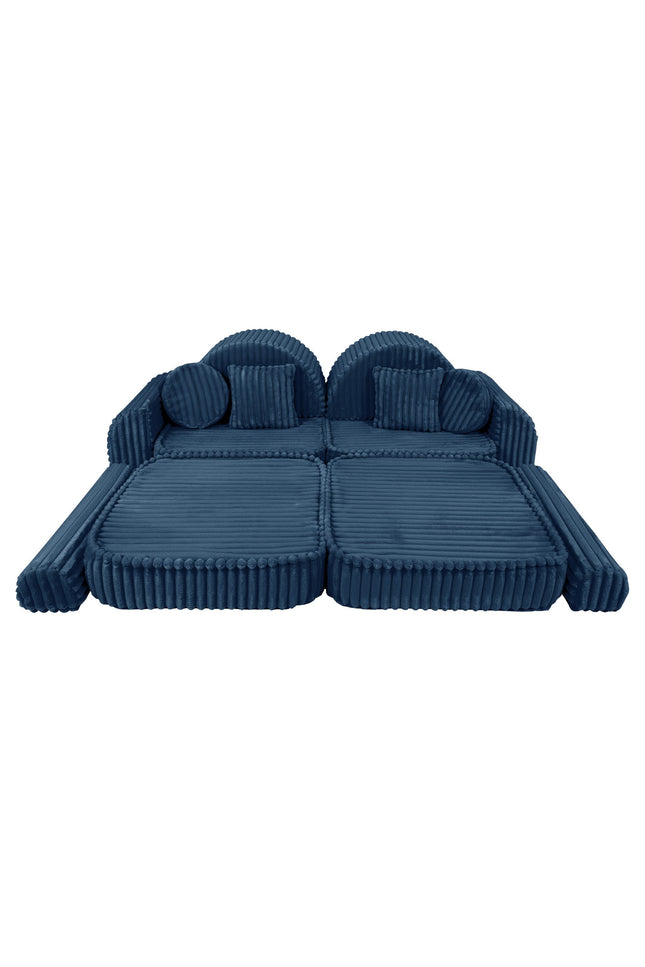 Modulaire kinderbank medium - Churros Blauw Plus-mercibeaucoupp.eu