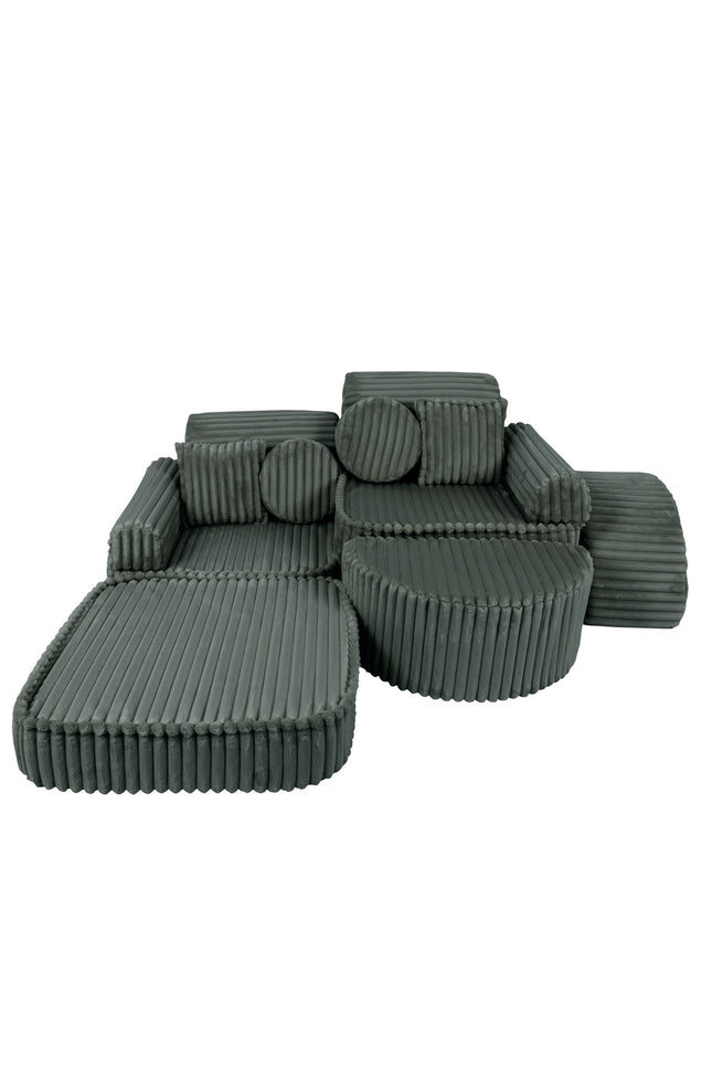 Modulaire kinderbank medium - Churros Bosgroen Plus-mercibeaucoupp.eu