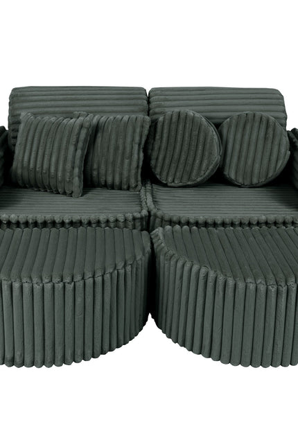 Modulaire kinderbank medium - Churros Bosgroen Plus-mercibeaucoupp.eu