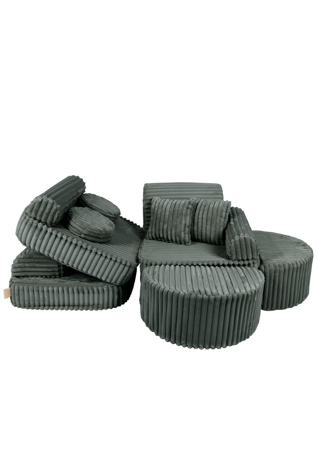 Modulaire kinderbank medium - Churros Bosgroen Plus-mercibeaucoupp.eu