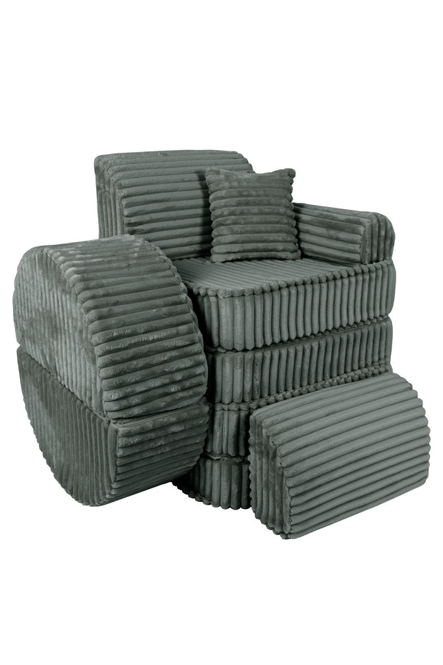 Modulaire kinderbank medium - Churros Bosgroen Plus-mercibeaucoupp.eu
